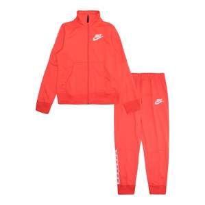 Nike Sportswear Joggingová souprava  oranžová / bílá