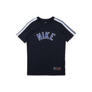 Nike Sportswear Tričko 'B NSW NIKE AIR S+'  modrá / tmavě modrá