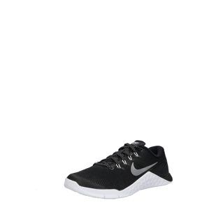 NIKE Sportovní boty 'Metcon 4'  černá / stříbrná