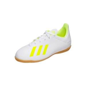 ADIDAS PERFORMANCE Sportovní boty 'X 18.4 Indoor'  svítivě žlutá / bílá