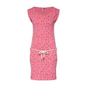 Ragwear Letní šaty 'TAGALI'  pink / černá / bílá