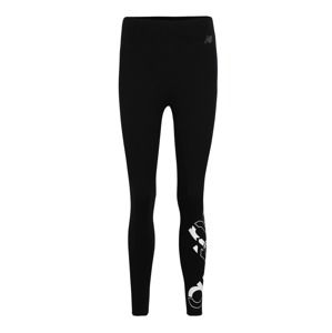 New Balance Sportovní kalhoty 'RELENTLESS HIGHRISE GRAPHIC TIGHT'  bílá / černá