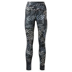 REEBOK Sportovní kalhoty 'Lux Bold HighRise'  šedá / černá