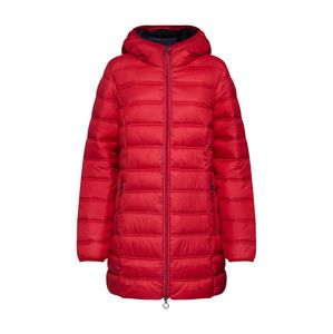 STREET ONE Zimní kabát 'long padded coat'  červená