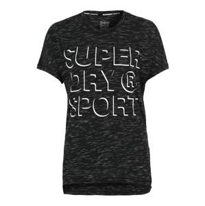 Superdry Funkční tričko  černá