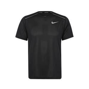 NIKE Funkční tričko 'Dri-FIT Cool Miler'  černá / bílá