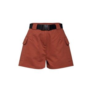 Missguided Kalhoty 'Short Shorts With Pocket Detailing and Black Belt'  hnědá / černá