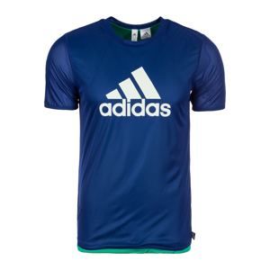 ADIDAS PERFORMANCE Funkční tričko  modrá / zelená
