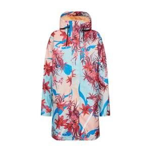 HELLY HANSEN Přechodný kabát 'W MOSS RAIN COAT'  modrá / mix barev / pink