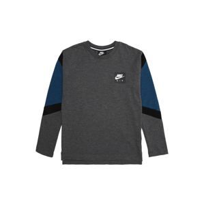 Nike Sportswear Mikina 'AIR'  modrá / černá