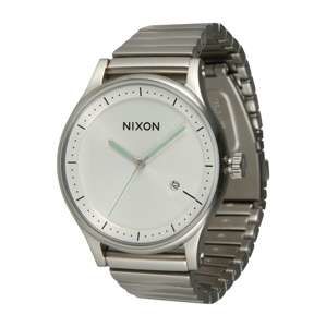 Nixon Analogové hodinky 'Station A1160 502-00'  stříbrně šedá / bílá