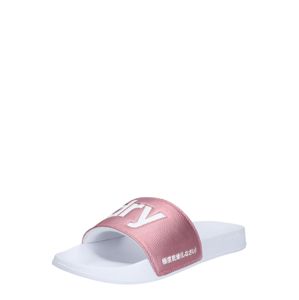 Superdry Pantofle 'COLOUR CHANGE POOL SLIDE'  pink / bílá