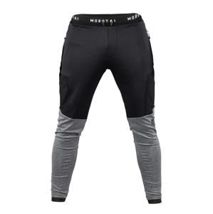 MOROTAI Sportovní kalhoty 'Running Performance Pants'  šedá / černá