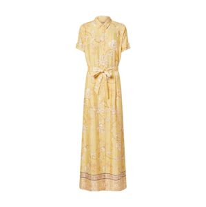 MOS MOSH Košilové šaty 'Jessy Sunny'  režná / rezavě hnědá / zlatě žlutá
