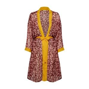 ICHI Kimono 'RUTH'  žlutá / růžová / burgundská červeň