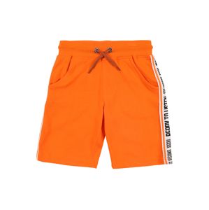 STACCATO Kalhoty  černá / oranžová / bílá