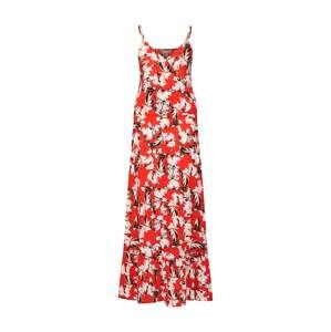 ICHI Letní šaty 'MARRAKECH DR3'  červená / bílá