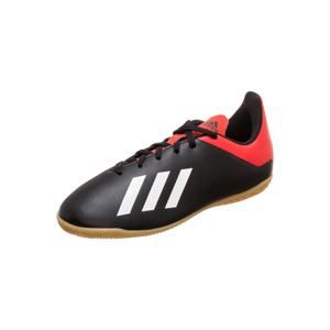 ADIDAS PERFORMANCE Sportovní boty 'X 18.4 Indoor'  červená / černá / bílá