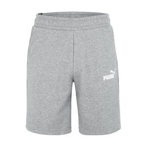 PUMA Sportovní kalhoty 'Amplified Shorts 9 TR'  šedý melír / bílá
