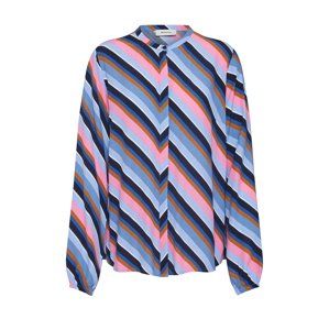modström Halenka 'Rylan print shirt'  fialová / růžová