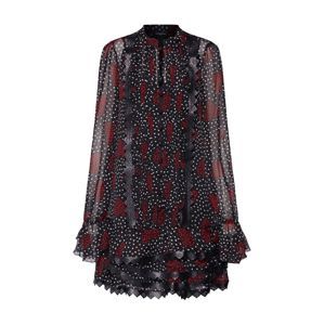 The Kooples Letní šaty 'FROB18003K'  červená / černá