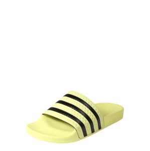 ADIDAS ORIGINALS Pantofle  pastelově žlutá / černá