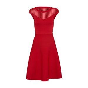 FRENCH CONNECTION Koktejlové šaty 'Rose Crepe Knit'  ohnivá červená