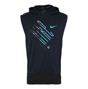 NIKE Funkční tričko 'M NK ELMNT MIX SLV'  tmavě modrá