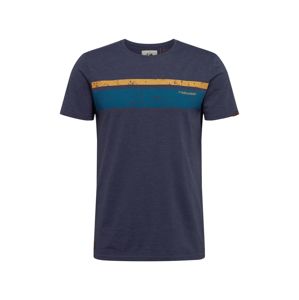 Ragwear Tričko 'HAKE ORGANIC'  námořnická modř / žlutá / nebeská modř