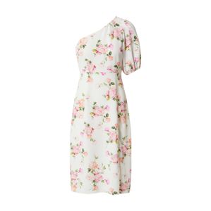 Miss Selfridge (Petite) Šaty  zelená / bílá / růžová / pink / lososová