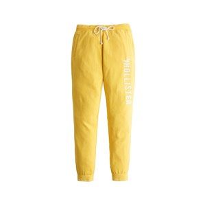 HOLLISTER Kalhoty  žlutá / bílá