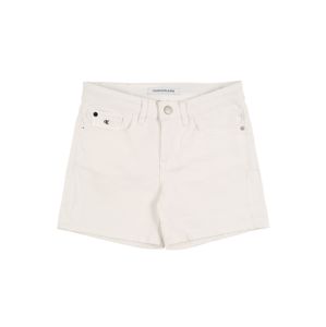 Calvin Klein Jeans Shorts  bílá džínovina