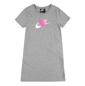Nike Sportswear Šaty 'FUTURA'  pink / šedá