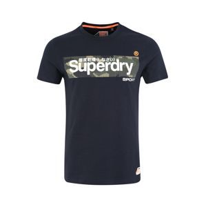 Superdry Funkční tričko 'CAMO'  námořnická modř