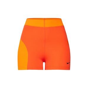 NIKE Sportovní kalhoty  oranžová / černá