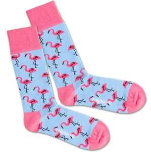 DillySocks Ponožky 'Flamingo Sky'  modrá / pink