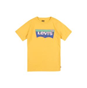 LEVI'S Tričko 'Gradient Batwing'  žlutá / modrá / bílá / tyrkysová