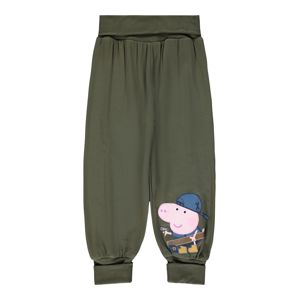 NAME IT Kalhoty 'Peppa Pig'  tmavě zelená / růžová / modrá