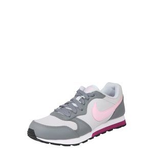 Nike Sportswear Tenisky 'Runner 2 (GS)'  šedá / světle šedá / růžová