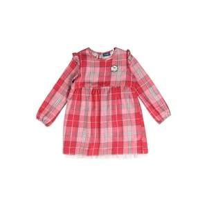 Sanetta Kidswear Šaty  šedá / pink