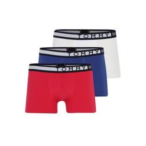 Tommy Hilfiger Underwear Boxerky '3P Trunk'  bílá / tmavě modrá / červená