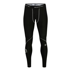 MOROTAI Sportovní kalhoty 'Performance Tights'  černá / bílá