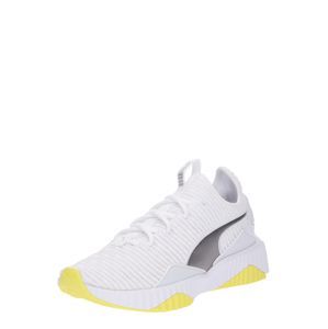 PUMA Sportovní boty 'Defy Tz'  žlutá / stříbrná / bílá
