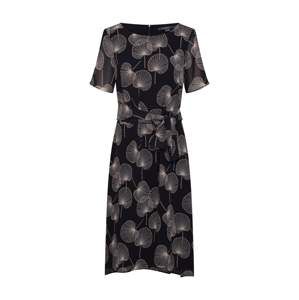 Esprit Collection Šaty 'fluent'  béžová / černá