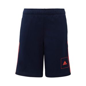 ADIDAS PERFORMANCE Sportovní kalhoty  svítivě oranžová / tmavě modrá