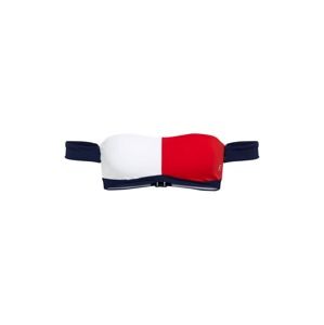 Tommy Hilfiger Underwear Horní díl plavek 'BANDEAU RP'  námořnická modř / červená / bílá