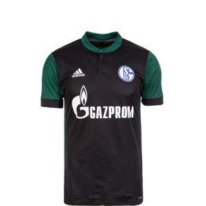 ADIDAS PERFORMANCE Funkční tričko 'FC Schalke 04 3rd 2017/2018'  tmavě zelená / černá