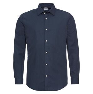 Esprit Collection Společenská košile 'aop struct ls'  námořnická modř