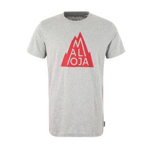 Maloja Funkční tričko 'ChristianM.'  šedá / červená