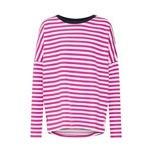 Marc O'Polo DENIM Tričko 'Striped Sweatshirt LS / SWEATSHIRTS'  pink